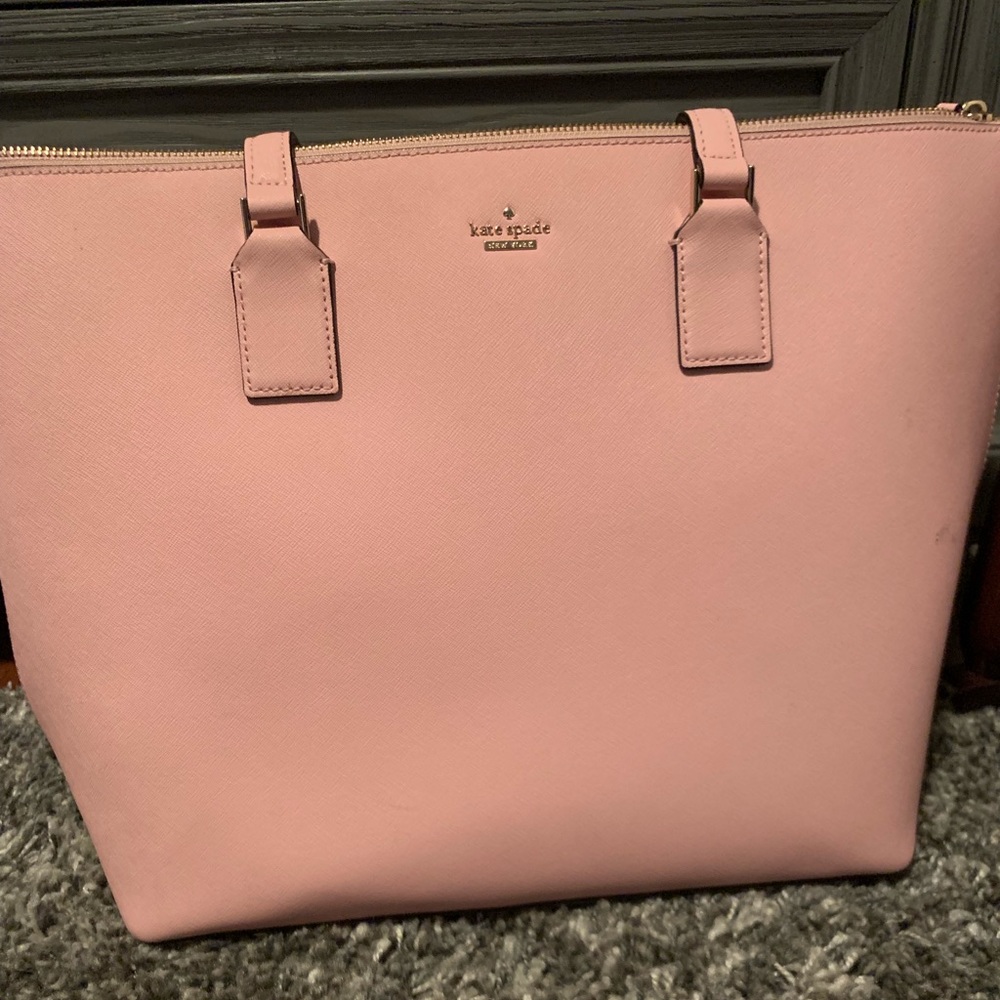 Baby pink Kate Spade tote- LIKE NEW